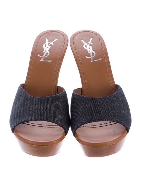 slides ysl|yves saint laurent slides.